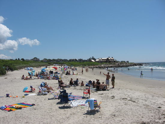 Erster Strandkontakt am Cape Cod