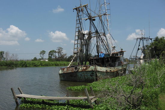 Fischkutter der Kathrina nicht gut überstanden hat!