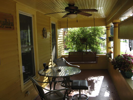 Raucher Lounge auf Terrasse