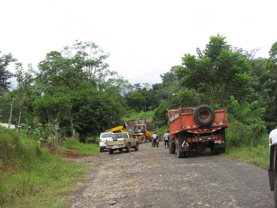 Kein Durchkommen. Die Brücke wird saniert.