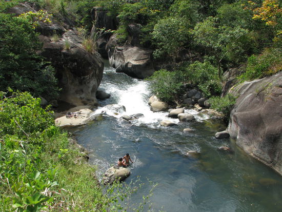 Und hier konnte man sogar Baden.