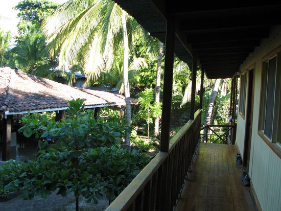 Der Aufgang zum Zimmer. Schuhe lieber draußen lassen 