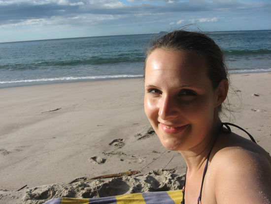 Einsamer Strand nur für uns allein!