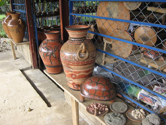 Vase und Schildkröte. Nein, die waren viel kleiner!