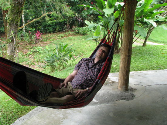 Fertig von der Autofahrt