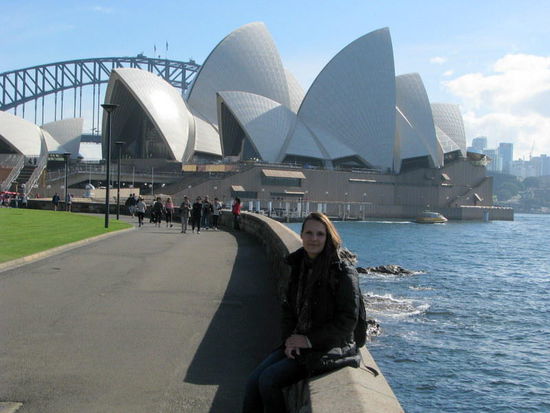 Die Oper und die Harbour Bridge bei schönem Wetter