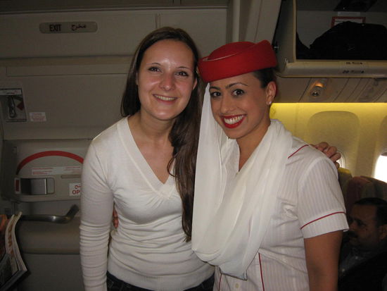 Steffi hat sich gleich mit der Crew angefreundet. Sie kam auch aus Cairns 