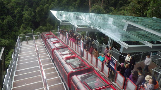 Die neue Bahn erleichtert den Aufstieg 