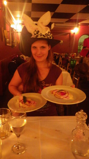 Zum Essen ist er wieder da