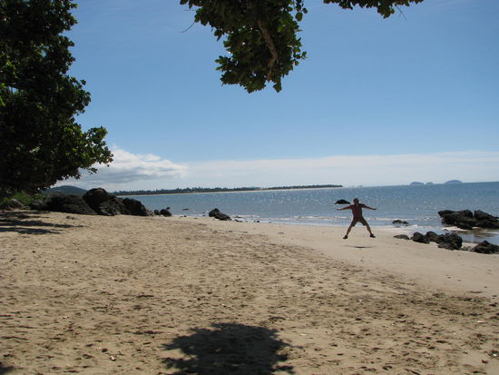 Ein Luftsprung vor Freude