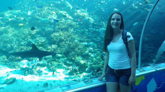 Steffi hat keine Angst vor Haien