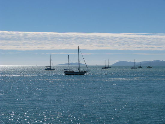Ein toller Blick auf die Schiffe