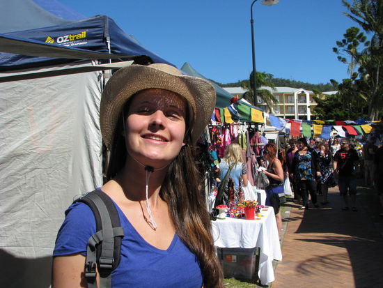 Ein schöner Markt in Arlie Beach