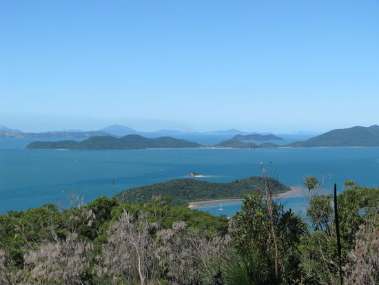 Die Whitsundays vom Mount Rooper aus gesehen