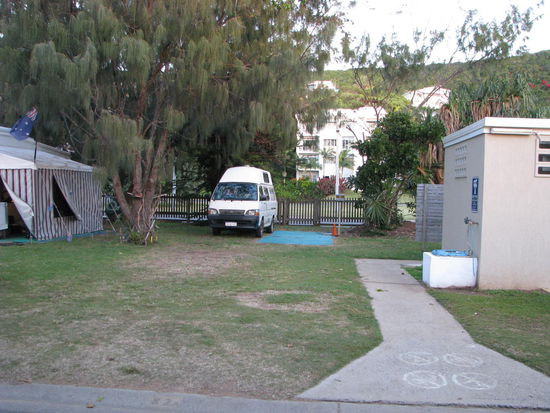 Unser Platz in Yeppoon