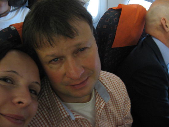 Die Anreise nach Schönefeld mußten wir mit dem Bus vornehmen.