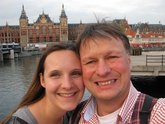 Der erste Urlaubstag in Amsterdam.