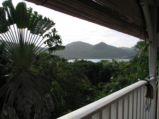 Der Blick von unserem Zimmer aus. Wunderschön 