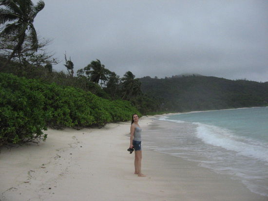 Unser erster Strandspaziergang