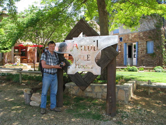 Hier gab es ein selbstgebrautes Ale