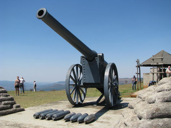 Die Tom Tom Kanone am Tom Tom Pass