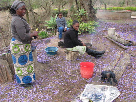 Speckstein herstellen und färben