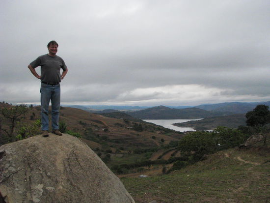 Stausee in Saziland mit absolutischen König Chris