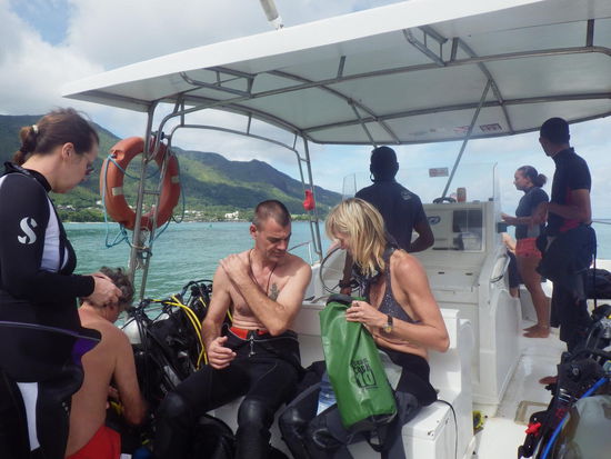 Viele deutsche Taucher 