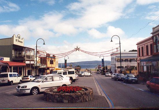 Albany in Weihnachtsstimmung