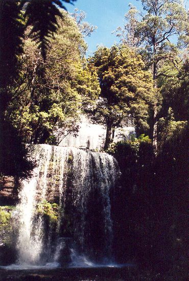 Russell Falls at Mt Field National Park.