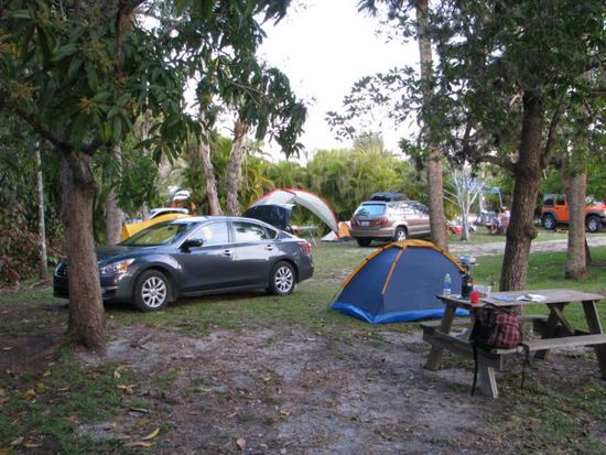 Mein Zeltplatz auf Sanibel Island