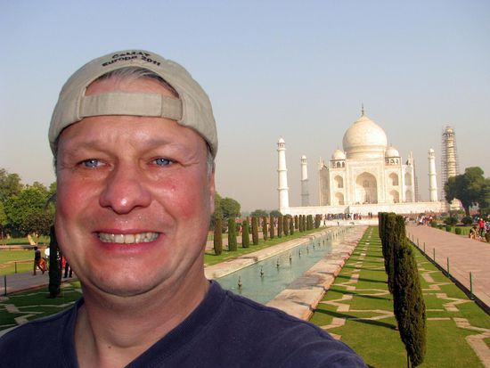 Chris in Agra