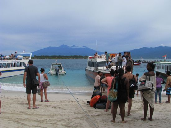 Ankunft auf Gili Trawangan Island