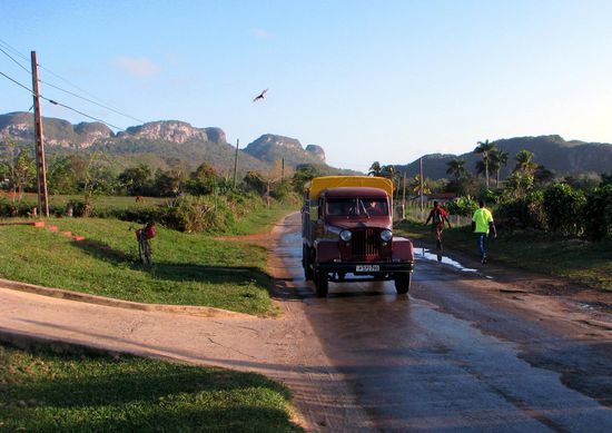 Straße vor dem Haus