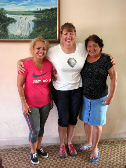 Unsere lieben Gastgeber Anna, Daniela, Annas Mutter