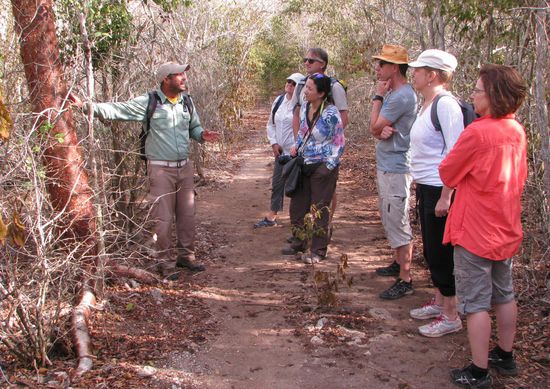 Führung im Zapata Nationalpark