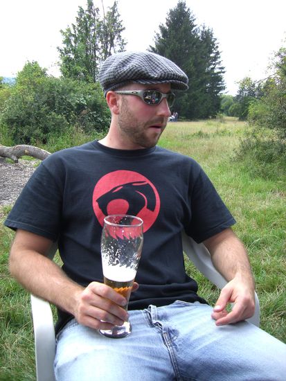 Ich mit gutem deutschen Bier!