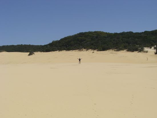 Wueste auf der Insel!