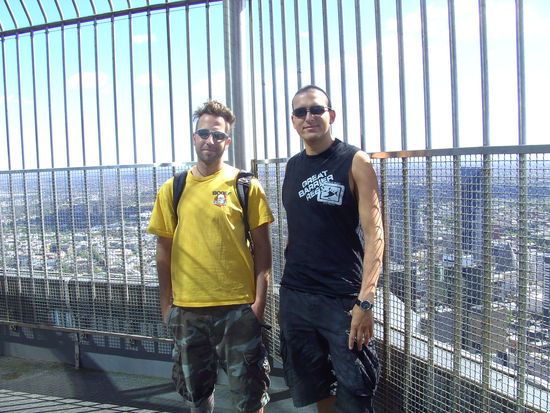 Auf dem Rialto Tower in Melbourne