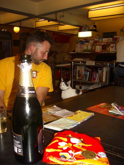 Gemeinschaftsraum mit meinem neuen besten Kumpel "Lucky"!