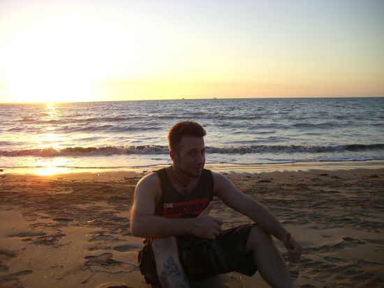 Sonnenuntergang am Mindilbeach!