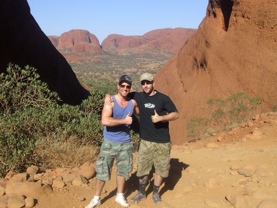 Erstes Ziel war Kata Tjuta!