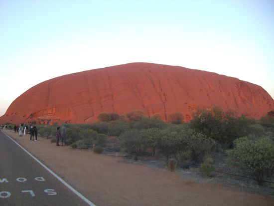 Sonnenaufgang am Ayers Rock!
