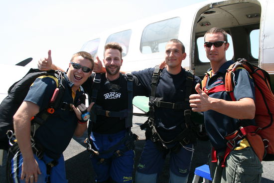 Die Crew mir Seba und mir