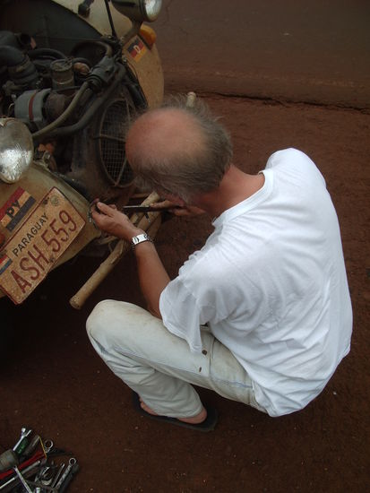 Reparatur der Bremse