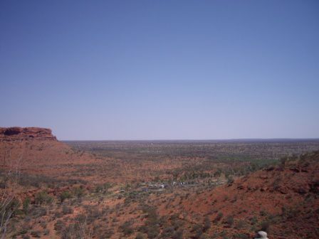Ausblick nach Aufstieg