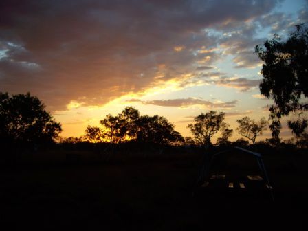 Sonnenuntergang im Karijini Nationalpark