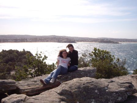 im Hintergrund die Northern Beaches