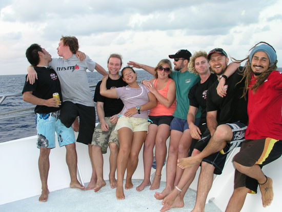 Die Mitglieder der Crew, war echt ein super nettes und professionelles Gespann