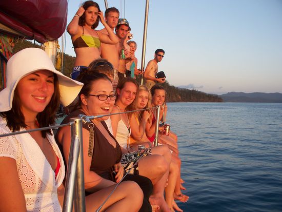 Der Sonnenuntergang des 2. Abends war echt ein Spektakel!